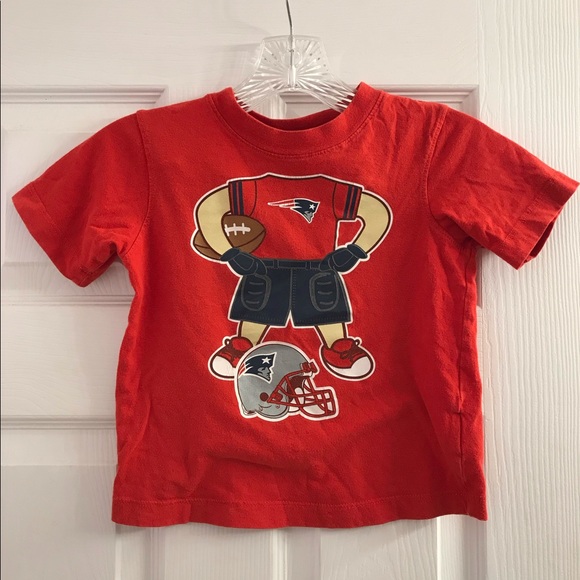 NFL New England Patriots Kids Red T-Shirt 4T Youth - Picture 1 of 10